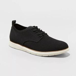 NWT Goodfellow & Co. Kev Knot Lace Up Knit Dress Shoes Black Men's Size 9.5